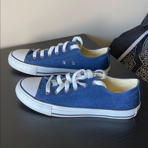 Soviet denim sneakers. Converse style.